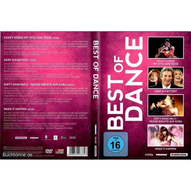 Best of Dance [4 DVDs] Artikelzustand: Neuwertig