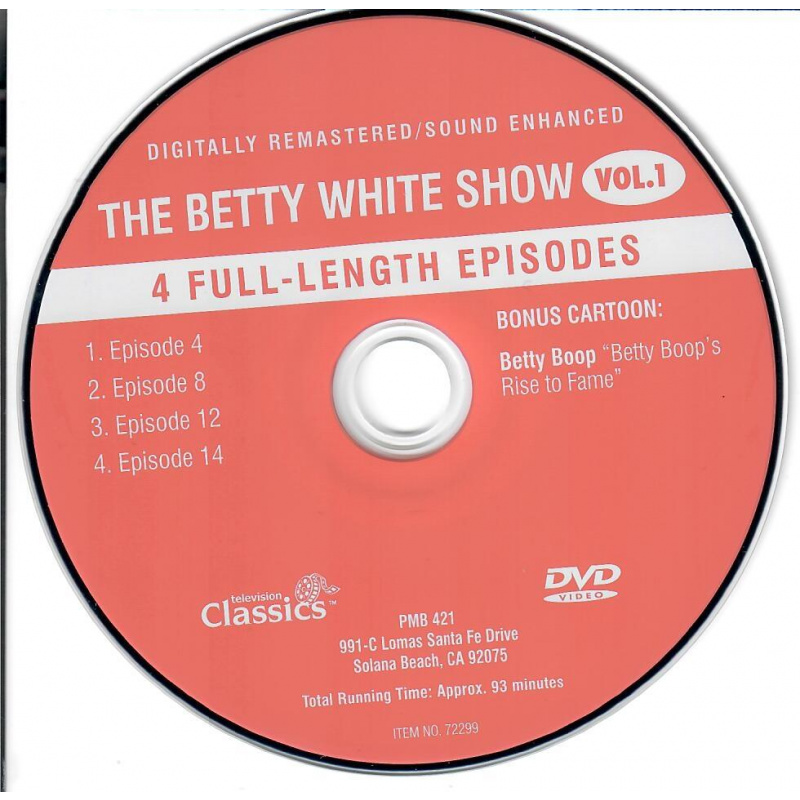 The Betty White Show, Vol. 1 [DVD]