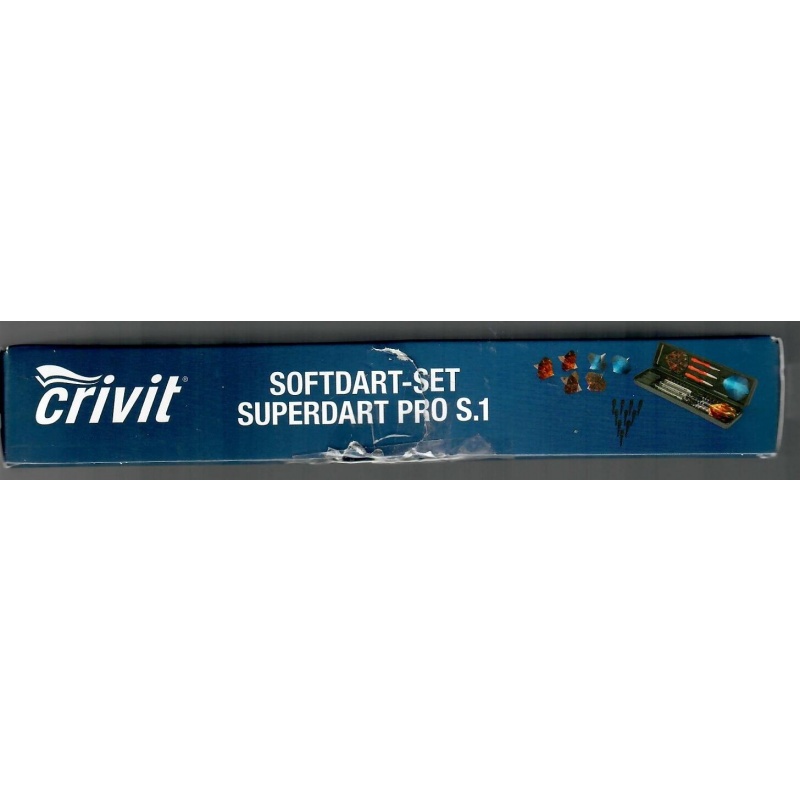 Crivit Dartpfeile Softdart Set Superdart PRO S.1 Dart elektronische Dartscheiben