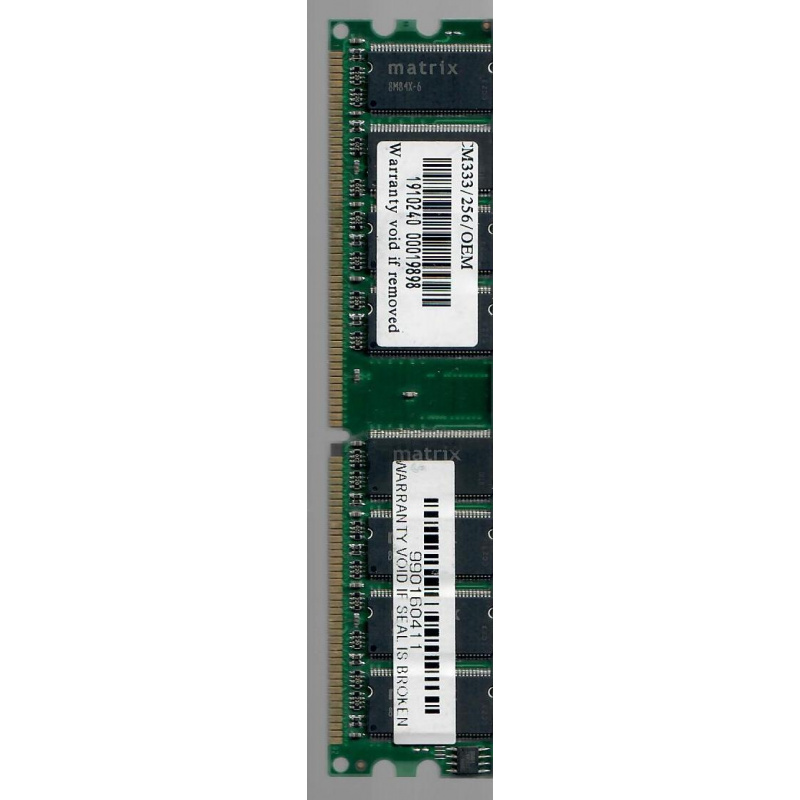 RAM MATRIX 8m84x-6 PC-133 256MB DDR RAM Arbeitsspeicher