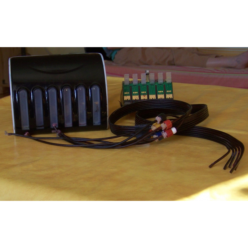 Schlauchsystem für Epson Stylus Photo PX 730 WD, PX 830 FWD, PX 700 W, P 50, PX 800 FW, PX 660, PX 820 FWD, PX 720 WD, PX 810 FW, PX 710 W, PX 650, 1500 W, 1400.