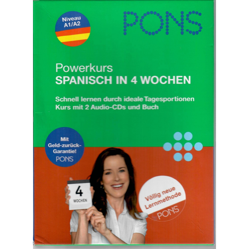 PONS Power-Sprachkurs Spanisch in 4 Wochen. Buch und 2 CDs