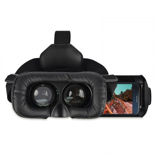 Virtual Reality Brille 3D mit Fernbedienung für 4 - 6" Handys, Dresz Neu!