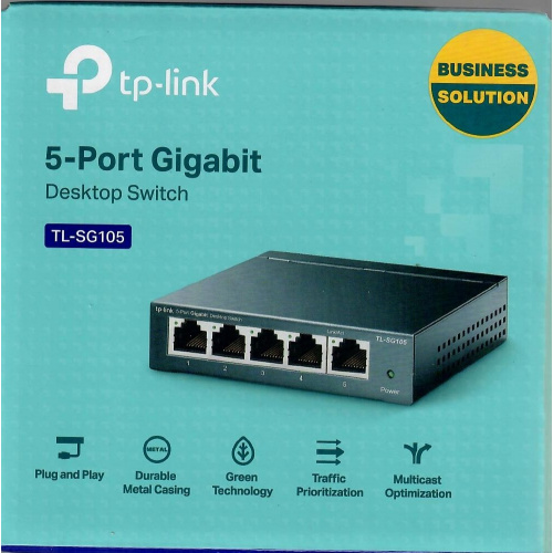 5-Port Gigabit 10/100/1000 Mbps